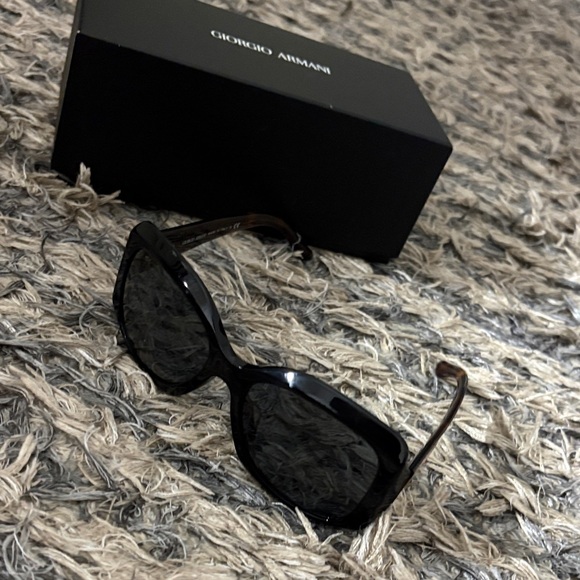 Giorgio Armani Classic Black Sunglasses - Picture 6 of 9